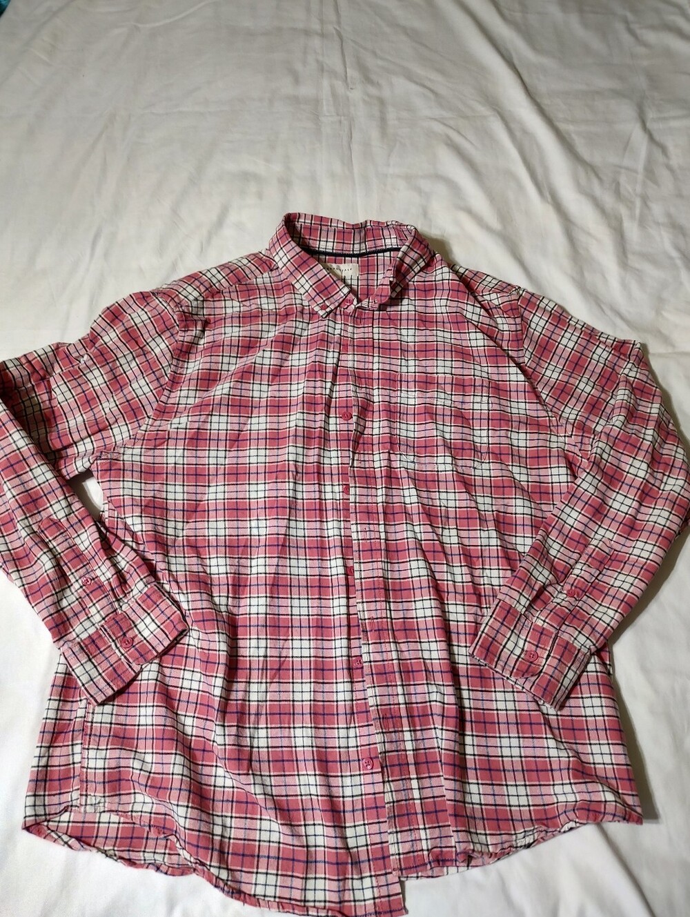 Men's Plaid Button-Down Shirt